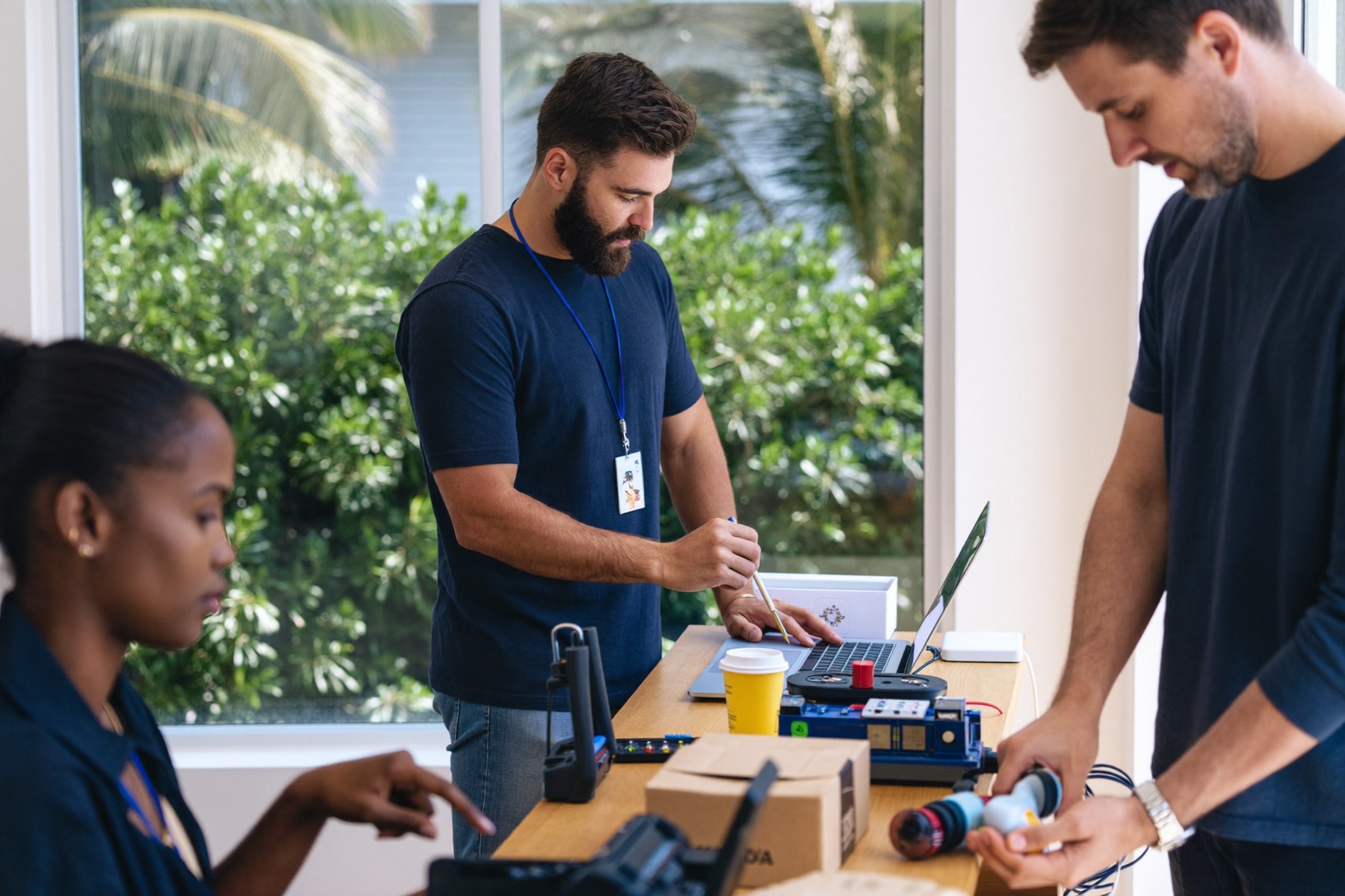 The TwinFused team at work